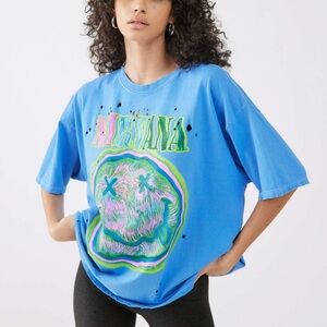 NEW Nirvana Oversized Graphic Tee Dress